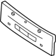 Mercedes-Benz 254-885-21-00 License Bracket Mercedes-Benz 254-885-21-00 License Bracket