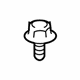 Mercedes-Benz 304017-005008 Headlamp Assembly Screw Mercedes-Benz 304017-005008 Headlamp Assembly Screw