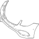 Mercedes-Benz 213-885-00-38-64-9999 Bumper Cover Mercedes-Benz 213-885-00-38-64-9999 Bumper Cover
