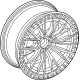 Mercedes-Benz 236-401-29-00-7X36 SPOKE WHEEL Mercedes-Benz 236-401-29-00-7X36 SPOKE WHEEL