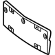 Mercedes-Benz 247-885-71-08 LICENSE PLATE HOLDER Mercedes-Benz 247-885-71-08 LICENSE PLATE HOLDER