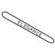 Mercedes-Benz 203-817-10-20 Nameplate Mercedes-Benz 203-817-10-20 Nameplate
