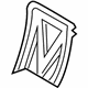 Mercedes-Benz 203-920-24-32 Seat Back Panel Mercedes-Benz 203-920-24-32 Seat Back Panel