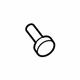 Mercedes-Benz 140-990-05-92-9051 Lower Cover Rivet Mercedes-Benz 140-990-05-92-9051 Lower Cover Rivet