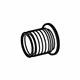 Mercedes-Benz 253-411-25-00 Drive Shaft Seal Mercedes-Benz 253-411-25-00 Drive Shaft Seal