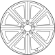 Mercedes-Benz 167-401-09-00-7X21 Wheel, Alloy Mercedes-Benz 167-401-09-00-7X21 Wheel, Alloy