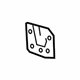 Mercedes-Benz 222-546-35-46 Partition Panel Bracket Mercedes-Benz 222-546-35-46 Partition Panel Bracket