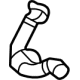 Mercedes-Benz 232-501-22-01 Coolant Hose