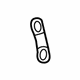 Mercedes-Benz 212-868-00-14 Outer Belt Assembly Bracket Mercedes-Benz 212-868-00-14 Outer Belt Assembly Bracket