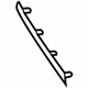 Mercedes-Benz 212-885-23-21 Upper Molding Mercedes-Benz 212-885-23-21 Upper Molding
