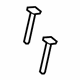 Mercedes-Benz 251-970-05-41-7E94 Headrest Guide Mercedes-Benz 251-970-05-41-7E94 Headrest Guide