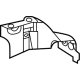 Mercedes-Benz 167-524-21-00 Side Shield Mercedes-Benz 167-524-21-00 Side Shield