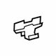 Mercedes-Benz 001-991-80-71 Rocker Molding Clip Mercedes-Benz 001-991-80-71 Rocker Molding Clip