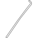 Mercedes-Benz 205-670-01-02-2B53 Side Molding Mercedes-Benz 205-670-01-02-2B53 Side Molding