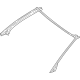 Mercedes-Benz 205-630-80-04 Sealing Frame Mercedes-Benz 205-630-80-04 Sealing Frame