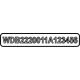 Mercedes-Benz 463-584-00-05-26 Identification Label Mercedes-Benz 463-584-00-05-26 Identification Label