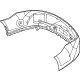 Mercedes-Benz 290-885-57-01-9999 Bumper Cover Mercedes-Benz 290-885-57-01-9999 Bumper Cover