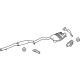 Mercedes-Benz 223-490-72-00 EXHAUST GAS LINE, REAR Mercedes-Benz 223-490-72-00 EXHAUST GAS LINE, REAR