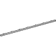 Mercedes-Benz 167-698-09-00 Lower Weatherstrip Mercedes-Benz 167-698-09-00 Lower Weatherstrip