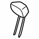 Mercedes-Benz 204-970-19-50-7K52 Headrest Mercedes-Benz 204-970-19-50-7K52 Headrest