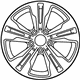 Mercedes-Benz 246-401-04-00-7X21 Wheel Mercedes-Benz 246-401-04-00-7X21 Wheel