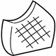Mercedes-Benz 203-727-01-88-5C56 Speaker Grille Mercedes-Benz 203-727-01-88-5C56 Speaker Grille