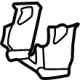 Mercedes-Benz 000-970-37-02 Front Camera Bracket Mercedes-Benz 000-970-37-02 Front Camera Bracket