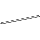 Mercedes-Benz 190-698-87-00 Center Molding Mercedes-Benz 190-698-87-00 Center Molding