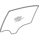 Mercedes-Benz 214-735-21-00 SIDE WINDOW PANE Mercedes-Benz 214-735-21-00 SIDE WINDOW PANE