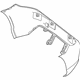 Mercedes-Benz 172-885-13-25-9999 Bumper Cover Mercedes-Benz 172-885-13-25-9999 Bumper Cover