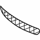 Mercedes-Benz 219-885-00-53 Center Grille Mercedes-Benz 219-885-00-53 Center Grille
