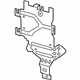 Mercedes-Benz 463-540-07-03 Control Module Bracket Mercedes-Benz 463-540-07-03 Control Module Bracket