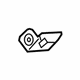 Mercedes-Benz 221-920-03-14 Seat Back Pad Lower Bracket Mercedes-Benz 221-920-03-14 Seat Back Pad Lower Bracket