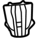 Mercedes-Benz 167-328-00-00 Spring Insulator Retainer Mercedes-Benz 167-328-00-00 Spring Insulator Retainer
