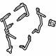 Mercedes-Benz 221-830-08-33 A/C & Heater Case Link Kit Mercedes-Benz 221-830-08-33 A/C & Heater Case Link Kit