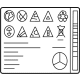Mercedes-Benz 789-584-77-00 INFORMATION LABEL Mercedes-Benz 789-584-77-00 INFORMATION LABEL