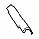 Mercedes-Benz 251-824-03-49 Wiper Arm Cap Mercedes-Benz 251-824-03-49 Wiper Arm Cap