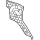 Mercedes-Benz 907-688-00-00-9051 TRIM PANEL FEET RECESS Mercedes-Benz 907-688-00-00-9051 TRIM PANEL FEET RECESS
