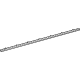 Mercedes-Benz 296-698-01-00 Lower Weatherstrip Mercedes-Benz 296-698-01-00 Lower Weatherstrip
