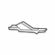 Mercedes-Benz 222-690-11-30 Fender Liner Extension Mercedes-Benz 222-690-11-30 Fender Liner Extension