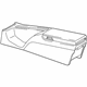 Mercedes-Benz 170-680-13-50-1259 Rear Console Mercedes-Benz 170-680-13-50-1259 Rear Console
