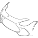 Mercedes-Benz 192-885-23-00-9999 TRIM, BUMPER Mercedes-Benz 192-885-23-00-9999 TRIM, BUMPER