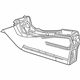 Mercedes-Benz 246-680-36-02-7H52 TRIM, TRANSMISSION TUNNEL Mercedes-Benz 246-680-36-02-7H52 TRIM, TRANSMISSION TUNNEL