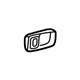 Mercedes-Benz 202-766-02-05 Handle, Outside Pad Mercedes-Benz 202-766-02-05 Handle, Outside Pad