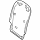Mercedes-Benz 246-910-15-00-7H52 COVER, BACKREST Mercedes-Benz 246-910-15-00-7H52 COVER, BACKREST