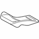 Mercedes-Benz 219-910-00-50 Seat Cushion Pad Mercedes-Benz 219-910-00-50 Seat Cushion Pad