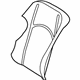 Mercedes-Benz 219-910-00-16 Seat Back Pad Mercedes-Benz 219-910-00-16 Seat Back Pad