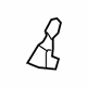 Mercedes-Benz 164-938-01-10-7E94 Child Seat Bracket Mercedes-Benz 164-938-01-10-7E94 Child Seat Bracket