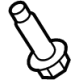 Mercedes-Benz 000000-004582 HEXALOBULAR BOLT Mercedes-Benz 000000-004582 HEXALOBULAR BOLT