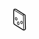 Mercedes-Benz 463-889-00-95 Hinge Shim Mercedes-Benz 463-889-00-95 Hinge Shim